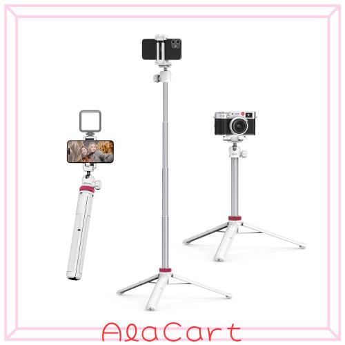 Ulanzi MT-44 三脚 スマホ三脚 カメラ三脚 147cm 2in1スマホクリップ