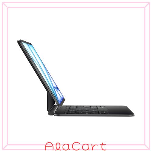 doqo iPad Air 11 iPad Pro 11インチ用 キーボードケース マルチトラックパッド バックライト ブラック