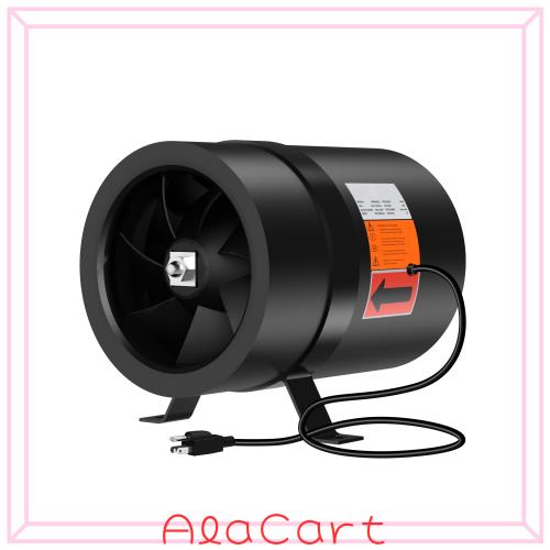 FICBXRA ダクトファン 200mm中間取付型換気扇 強力 風量1224m？/h インラインファン ダクトファン ダクト用 家庭用 産業用 塗装ブース用