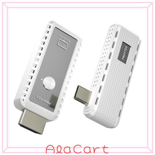 USB-C 3.1 ワイヤレス HDMI 送受信機セット hdmi 無線 USB-C to HDMI 画面ミラーリング/拡張 (フルHD/HDCP) アップル社製携帯電話およびU