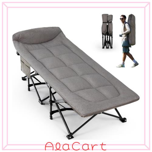 Overmont 折り畳み式ベッド 簡易ベッド 耐荷重250kg キャンプコット 防水 通気性 軽量 アウトドアベッド キャンプベッド 収納袋付き