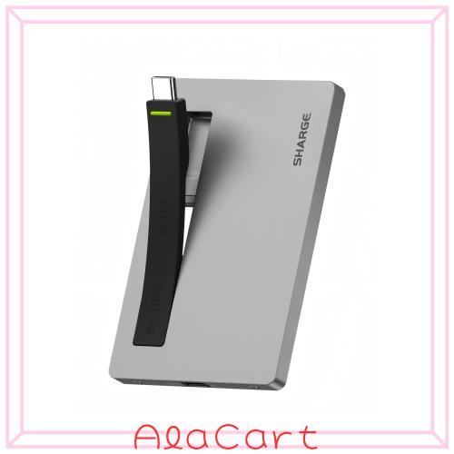 SHARGE Disk Plus SSDエンクロージャー【6mm超薄型アルミボディ】 M.2 NVMe対応 外付けケース USB-C 3.2 Gen2 10Gbps高速転送 2230/2242/