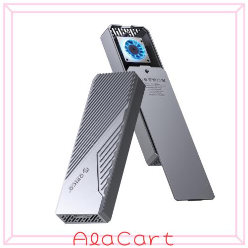 ORICO M.2 SSD 外付けケース 40Gbps 超高速 USB4 NVMe M.2 SSDケース、アルミ合金製の高散熱外装 Thunderbolt3/4対応 2230 2242 2260 228の通販は