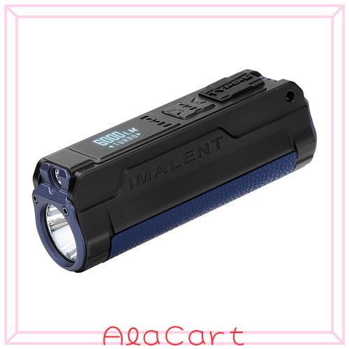 IMALENT BL70 LEDライト 6000ルーメン 347m照射 Type-C充電式 ホワイト/レッド