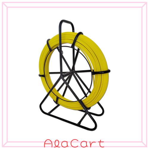 通線ロッド 200m通線ワイヤー 線径Φ6mm スチールワイヤー 通線工具 屋太物入線・地中線入線・通信線路の入線に最適【6mm*200m】
