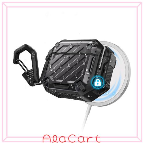 SUPCASE AirPods 第4世代 ケース 2024 防水カバー 耐衝撃 IP68 防水 防塵 360°全面保護カバー スタイリッシュ AirPods 4 ケース カバー