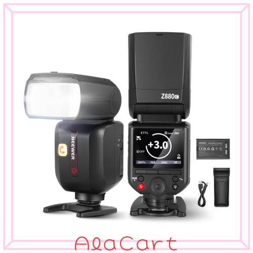 NEEWER Z880-C 2.4G 76Ws TTL フラッシュストロボ スピードライト アップグレードUI 調整可能なモデリングライト TTL/M 快速スイッチ TCM