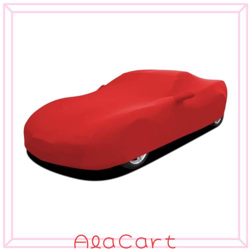 Erato(エラト) 車 カバー 屋内 室内用 ストレッチ素材 傷つかない 防塵防風 柔らかい 高伸縮 ピッタリ 450-485cmスポーツカー適用 おしゃ