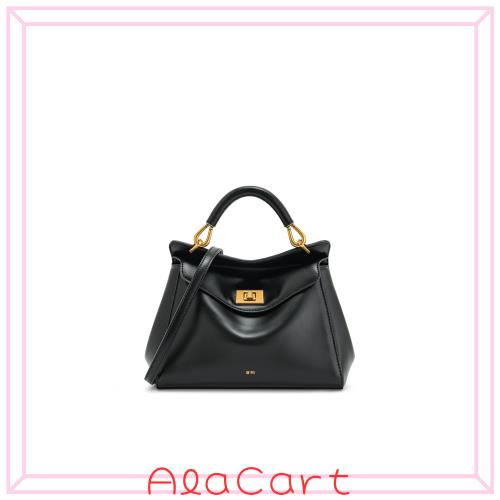 [JW PEI] Lucia クラシックトップハンドバッグ - ブラック