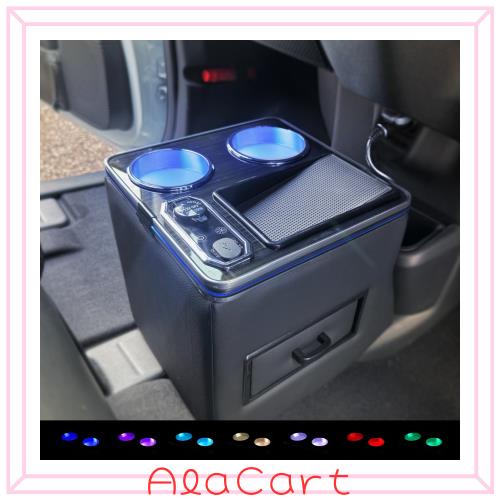 CEMOFE N-BOX JF5 コンソールボックス ドリンクホルダー JF6 センターコンソール 7色変換 明るさ調整 Type-C QC3.0 USBポート付き 小物入の通販は