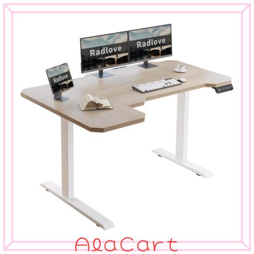 Radlove 電動昇降式デスク 幅140×奥行70cm／¥27,779 Radlove 電動昇降デスク 電動スタンディングデスク