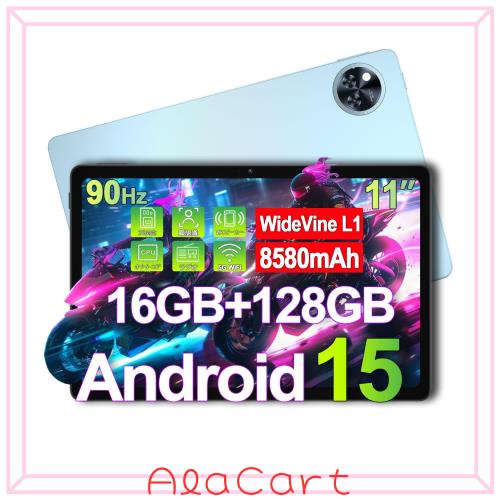 Android 15 タブレット 11インチ 16GB 128GB
