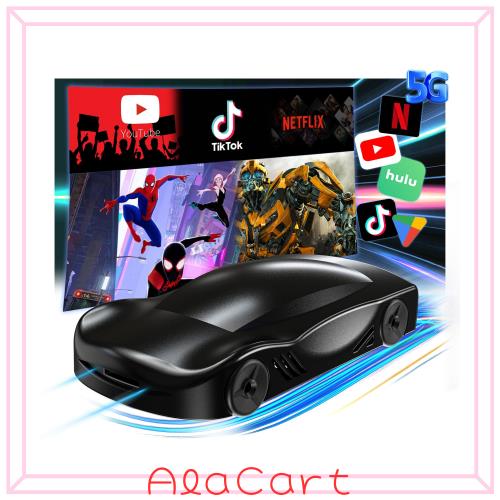 C6 CarPlay AI Box アダプター android 11.0 carplay ワイヤレス TikTok/Youtube/Netflix/huluなど動画視聴可能 ワイヤレスCarPlayとワイ 9,355円
