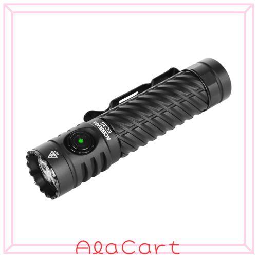ACEBEAM EC20 EDC マルチ光源 懐中電灯 2800ルーメン 高出力 310メートル 長距離 無段階調光 フリッカーフリー LEDフラッシュライト IP68