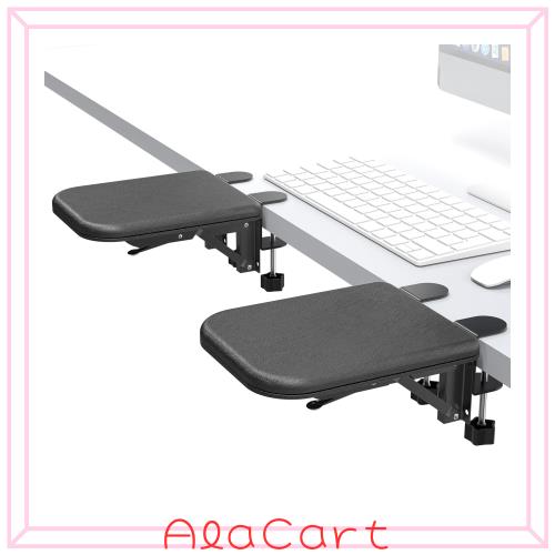 NODOCA デスクトップアームレスト デスクエクステンダー 肘置き リストレスト デスク拡張延長 腕掛け 折りたたみ クランプ式 テーブル拡