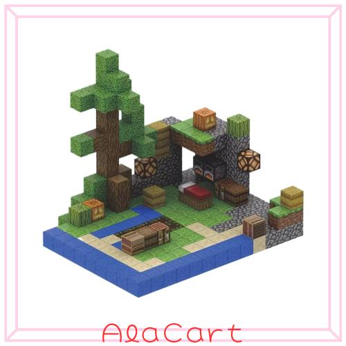 Vexolite マグネットブロック マイクラ風 磁石ブロック 積み木 マグネット 立体パズル 知育玩具 マグネットパズル 小学生 おもちゃ 誕生