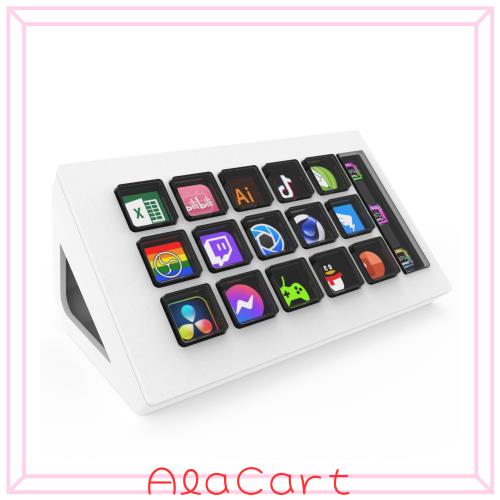 ストリームデック stream deck ショートカットキー 15個のカスタムキー 配信者向けデバイス 左手デバイス ショートカットリモート 片手キ