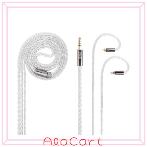 NICEHCK SnowLuna リケーブル 0.78mm 2Pin 4.4mm HiFiイヤホン用 1.2m グレー 7,071円
