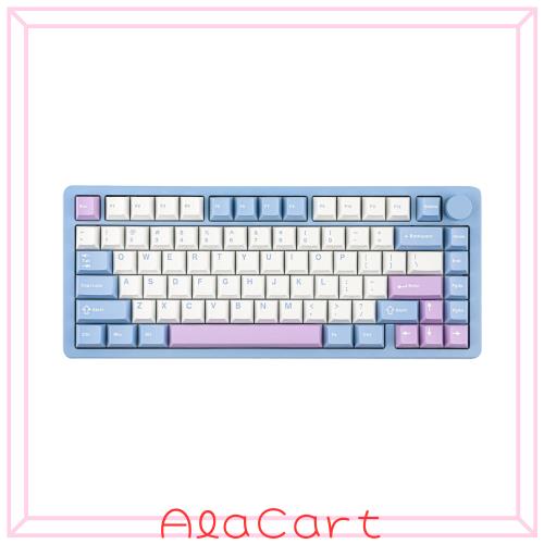 【新登場】MechLands Blade75ワイヤレスアルミメカニカルゲーミングキーボード ガスケットクリーミーキーボード BT5.0/2.4GHz/USB-Cホッ