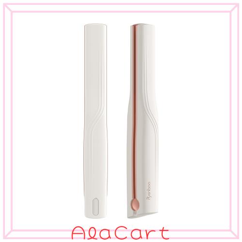 Ryanboo 超音波ヘアトリートメントアイロン 1MHz超音波トリートメント導入器 トリートメント浸透促進 ヘアケア 青色＆赤色LED 赤外線温熱