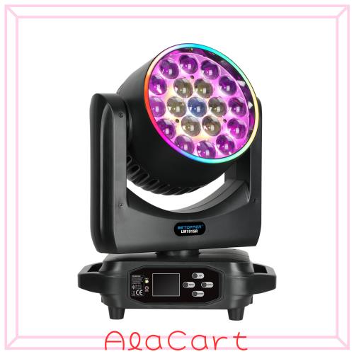 Betopper 19x15W RGBWともし火ストリップショー成り行き民族大移動前照灯付き添い人，洗いもの/望遠レンズ/CTO の成り行きの蜂の目LED公演ともし火一こまともし火スポ