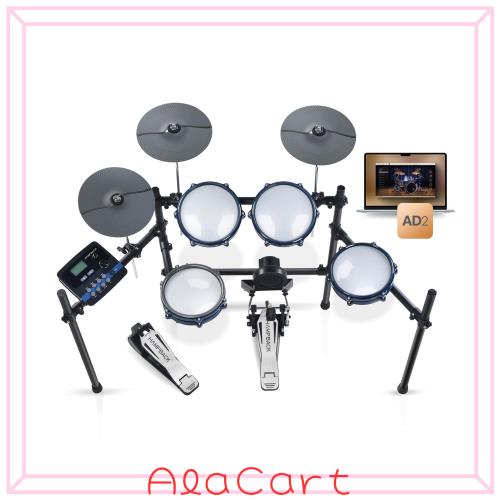 HAMPBACK ACE-301 電子ドラム 8点セット USB MIDI 録音機能 ブラック