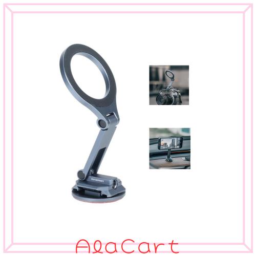 Falcam F38 F22 マグネット式スマートフォンホルダー/車載ホルダー 1/4ネジ付き 軽量 折りたたみ式