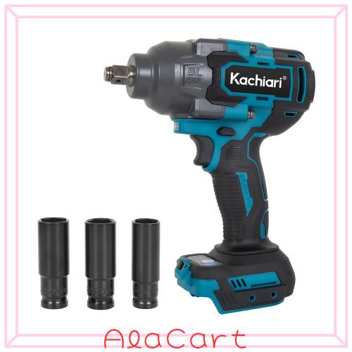 Kachiari 充電式 インパクトレンチ 強力 18v れんち 700N・M 3段トルク調整 正逆転両用 ブラシレスモーター搭載 無断変速 正逆切替 トル