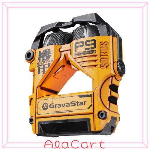 GravaStar Sirius Plus 完全ワイヤレスイヤホン Bluetooth5.3 ANCアクティブノイズキャンセリングイヤフォン 28時間再生 IPX4防水規格 EN