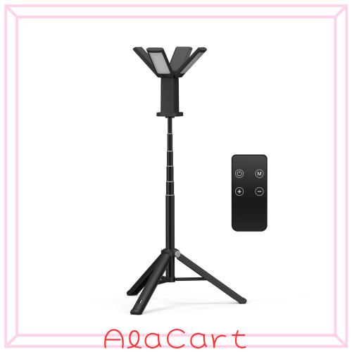 多機能調光調色キャンプランタン、10段階調光・3色温度切替、14000mAh大容量バッテリー、折りたたみ三脚スタンド付き