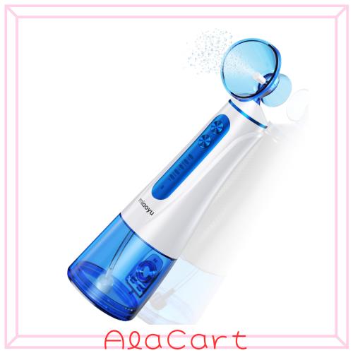 miaoyu 2024【新設計】マイクロ気泡パルス式洗顔美容器 フェイスブラシ 電動 超音波洗顔 濃密ナノミスト 美容 顔保湿 補水 潤い 乾燥対策の通販は