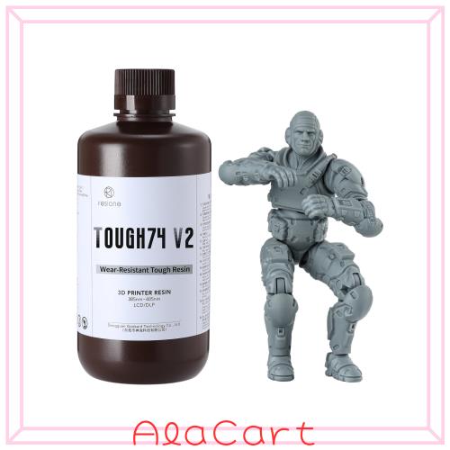RESIONE 光造形3 Dプリンタ—レジン：TH-Tought74 V2 ABSレジン - 耐摩耗＆耐スクラッチ光硬化標準樹脂 405nm LCD DLP MSLA 3Dプリンター向
