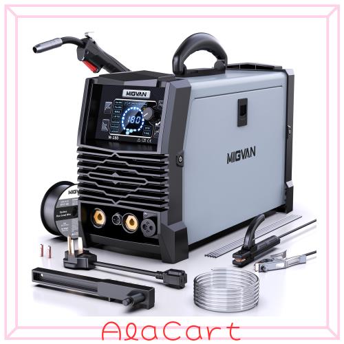 MIGVAN 溶接機 100v 200v兼用 180A 定格使用率60％ 1台5役 半自動溶接