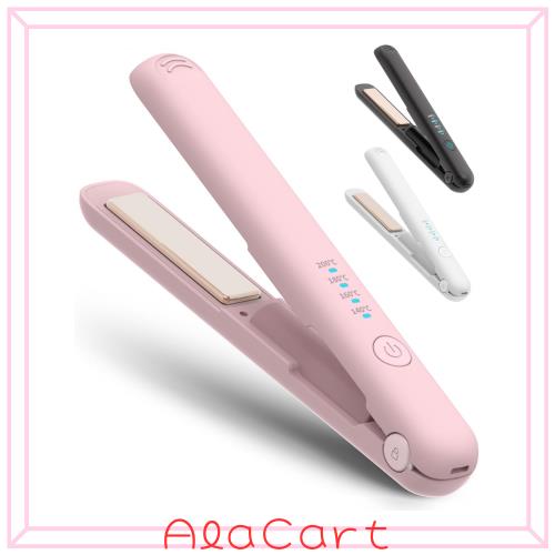 ヘアアイロン コードレス 2WAY カール/ストレートスヘアアイロン 18mm プロ仕様200℃ TYPE-C充電 3200mAh大容量 140℃〜200℃4段階温度調の通販は