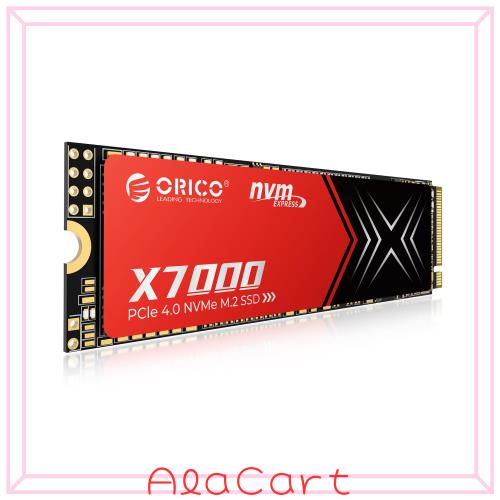 ORICO X7000 2TB 内蔵SSD - PCIe Gen4x4 M.2 NVMe 2280 ゲーム専用SSD
