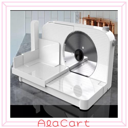 JagKey 業務用ミートスライサー 電動フードスライサー ミートスライサー しゃぶしゃぶ肉/パン/ハム/チーズ/野菜/果物 スライス厚さ1-15mm