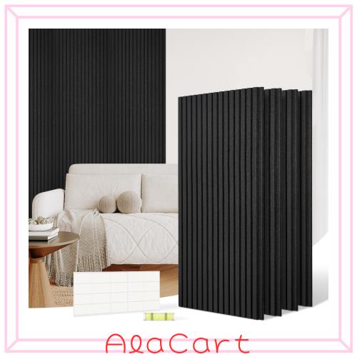 Walspax 高密度吸音パネル 120ｘ60cm？4枚セット？約2.88？ ダブルレイヤー複合吸音材 壁 賃貸 剥がせる 防音ボード ウォールパネル 遮音材 12,947円