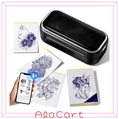 タトゥーマシン Memoqueen TP31タトゥープリンタースマホ対応 tattoo printer タトゥー サーマルコピー機 刺青マシン小型 3インチ ポータ