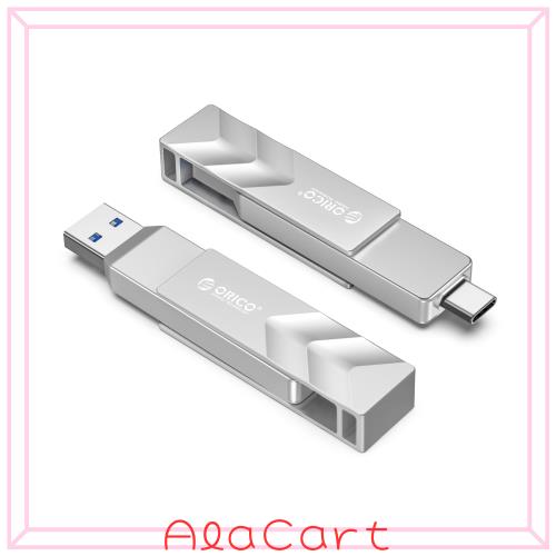 ORICO 外付け SSD 2TB USB3.2Gen2 読出最大1000MB/秒 USB Type-C ＆ USB Type-A デュアルドライブ ポータブル SSD - G202