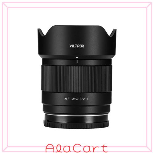 VILTROX AF 25mm F1.7 E レンズ ソニー Eマウント 小型＆軽量 APS-C 大口径1.7 交換レンズ Sony α6700 α6600 α6500 α6400 α7RV α7RI