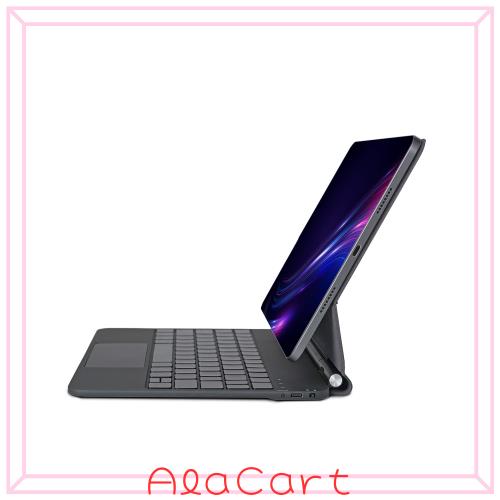 英語配列 iPad 第10世代 2022用マジックキーボード、フローティングマグネットキーボードケース、マルチタッチトラックパッド内蔵、iPad