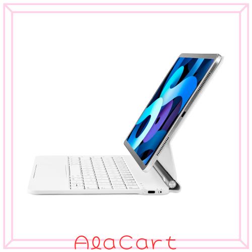 英語配列 iPad 第10世代 2022用マジックキーボード、フローティングマグネットキーボードケース、マルチタッチトラックパッド内蔵、iPad