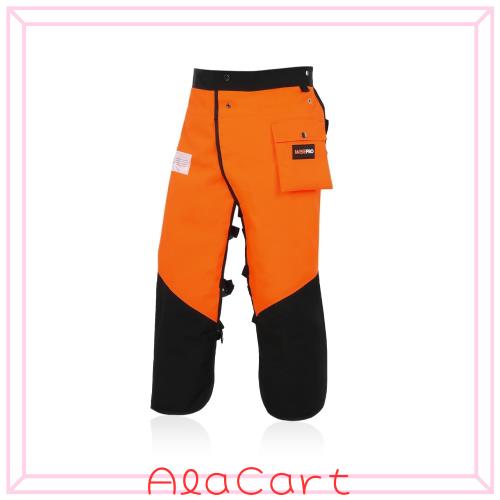 [WISEPRO] チェンソー作業用 チャップス 保護ズボン 切断防止 6層防護素材 ウエスト調整可能 オックスフォード生地 ケガ防止 エプロン型