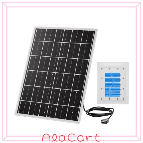 露天引き当て写真器用 ソーラーダイアログボックス 15W 5V 単たま物 ソーラー申し受ける器 内蔵20000mAh LiFePO4蓄電池 MPPT取り締まる積み上げる USB最終生産物