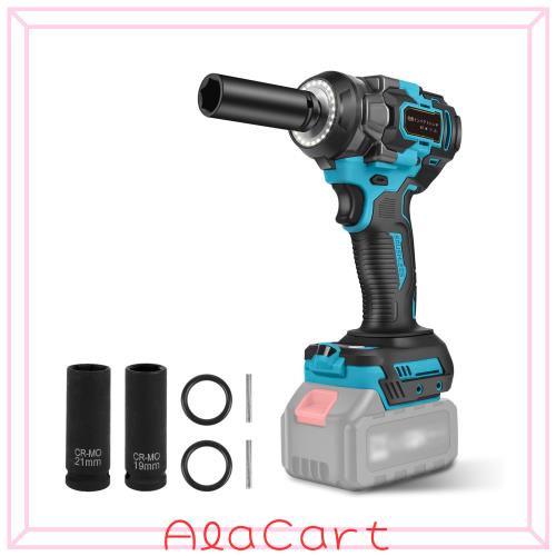 【2025新型】 マキタ互換品 インパクトレンチ 18v 充電式 電動インパクトレンチ タイヤ交換 強力 550N？m ブラシレスモーター 1/2トルク