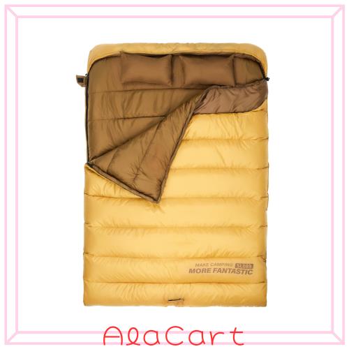 BISINNA キャンプ寝袋 二人用 シュラフ アウトドア 封筒型 4.2kg コンパクト 連結解体可能 春秋 夏用 丸洗い可能 家族用 車中泊 キャンプ