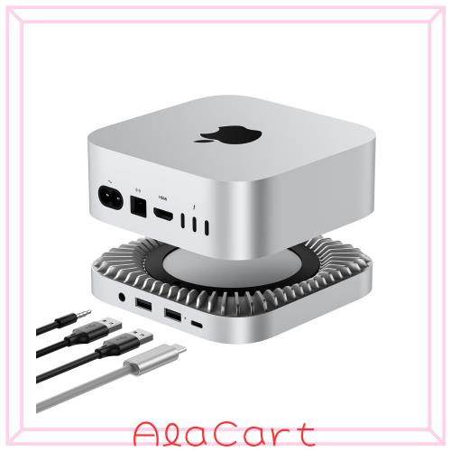 40Gbps】Mac Mini M4 対応ハブ RayCue USB-Cハブ 4-in-1 -NVMe SSD拡張
