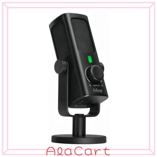 FIFINE USB コンデンサーマイクロホン 192KHz/24bit むき出し指向性 Profile3