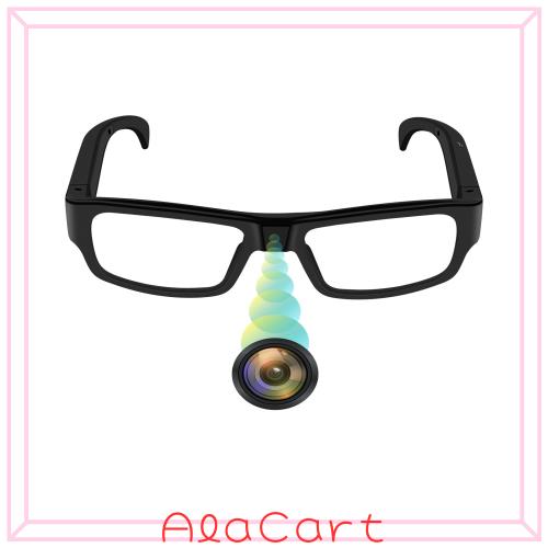 メガネ型小型カメラ HD1080P ハンズフリー録画 ZTCUIK ブラック 7,905円