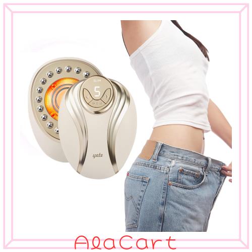 yete 美顔器 ボディ美容器 超音波 RF EMS微電流 1台多役 5段階の強度調節 LED搭載 複合美容器 トレーニング 腹筋トレ 顔 全身エステ可能